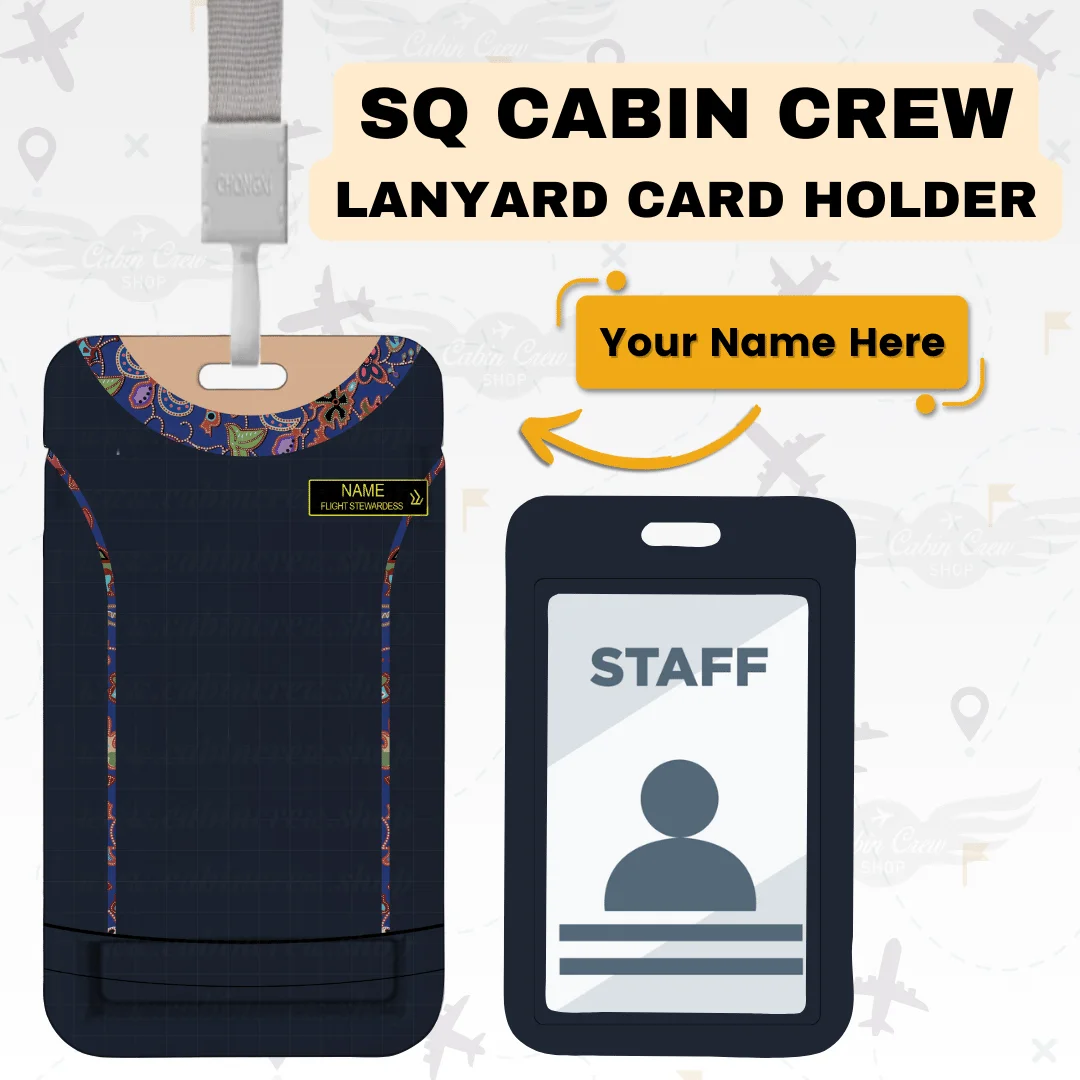 SQ Cabin Crew Lanyard & ID Holder - Image 5