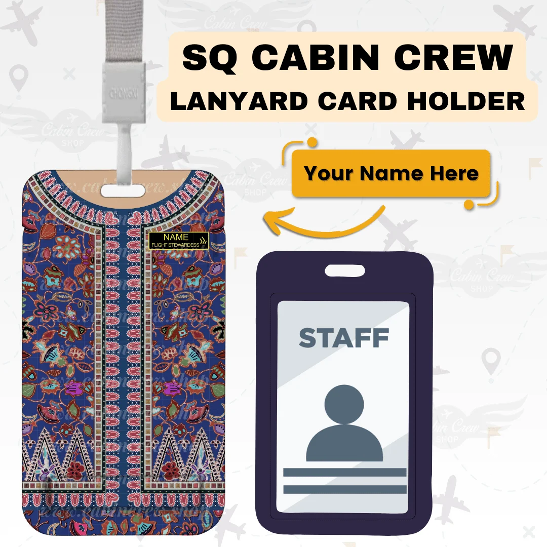 SQ Cabin Crew Lanyard & ID Holder