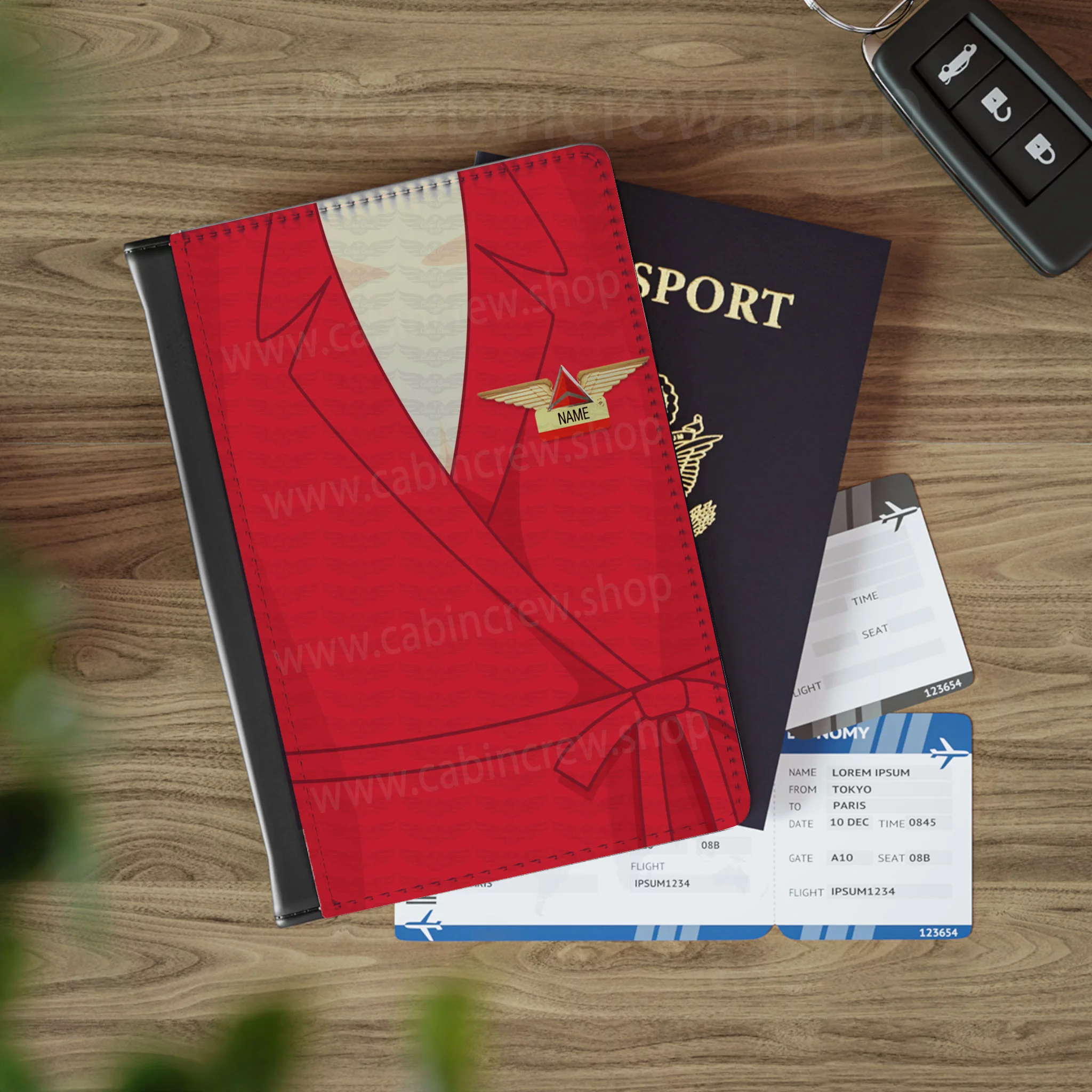 DL Flight Attendant Passport Cover - Image 5