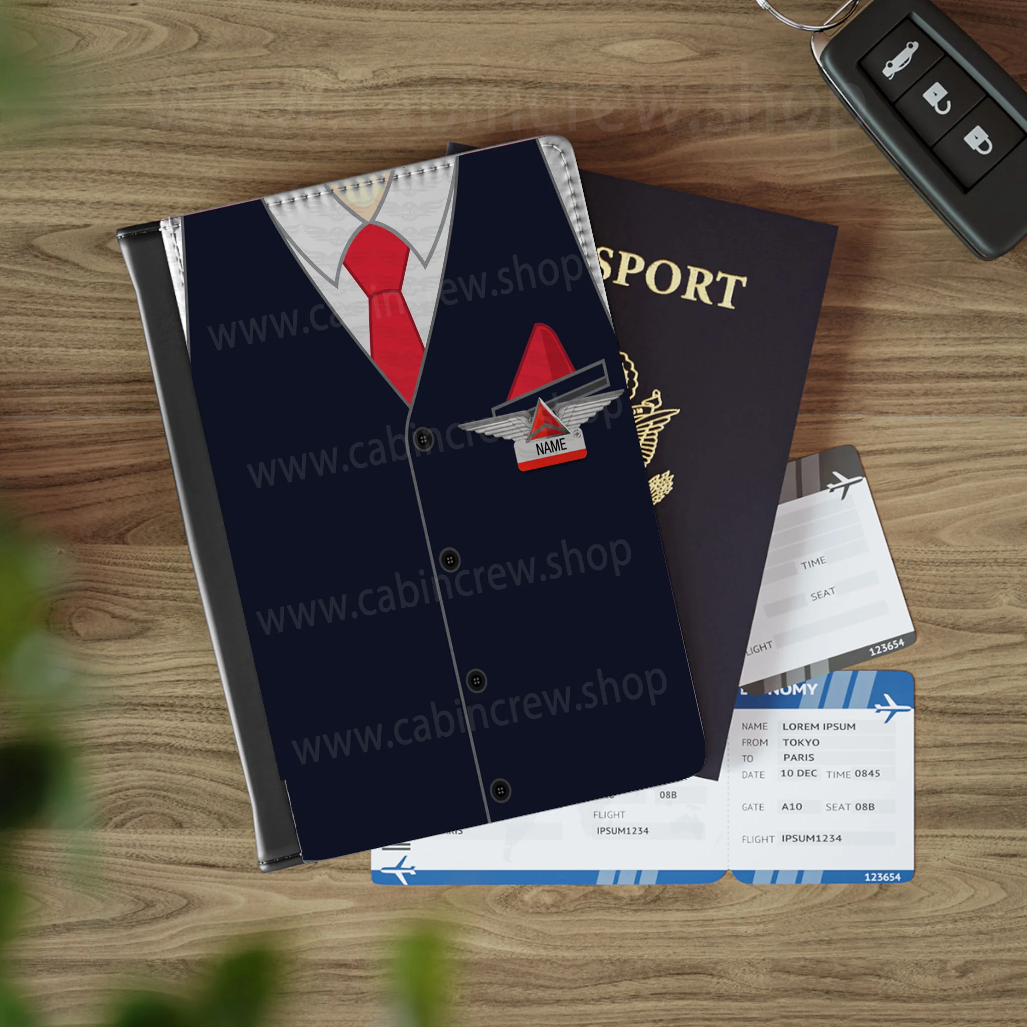 DL Flight Attendant Passport Cover - Image 4
