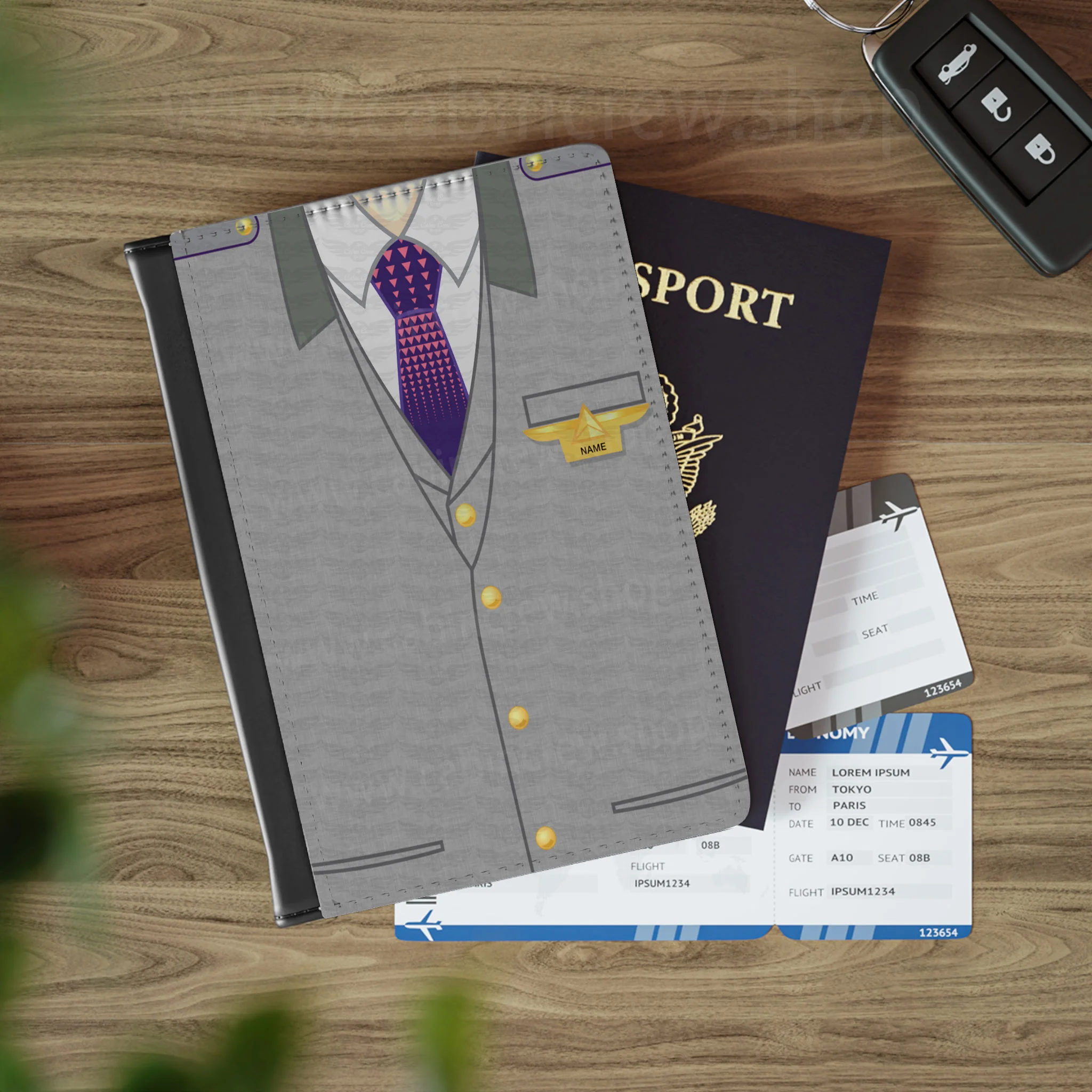 DL Flight Attendant Passport Cover - Image 2