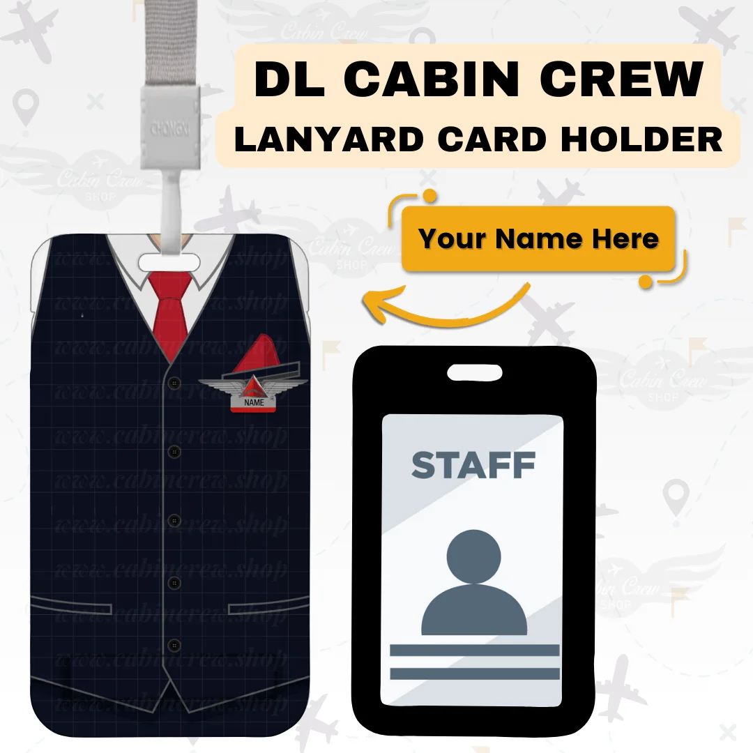 DL Cabin Crew Lanyard & ID Holde - Image 5