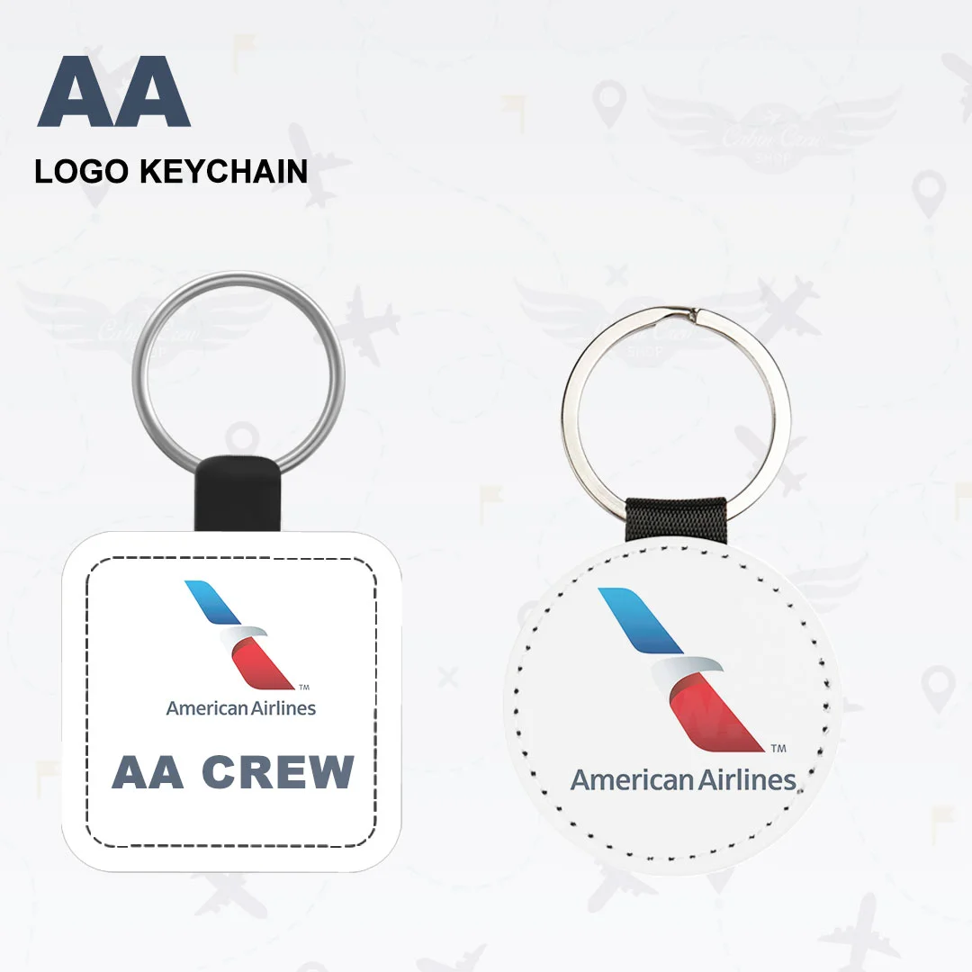 AA Logo Cabin Crew Keyring