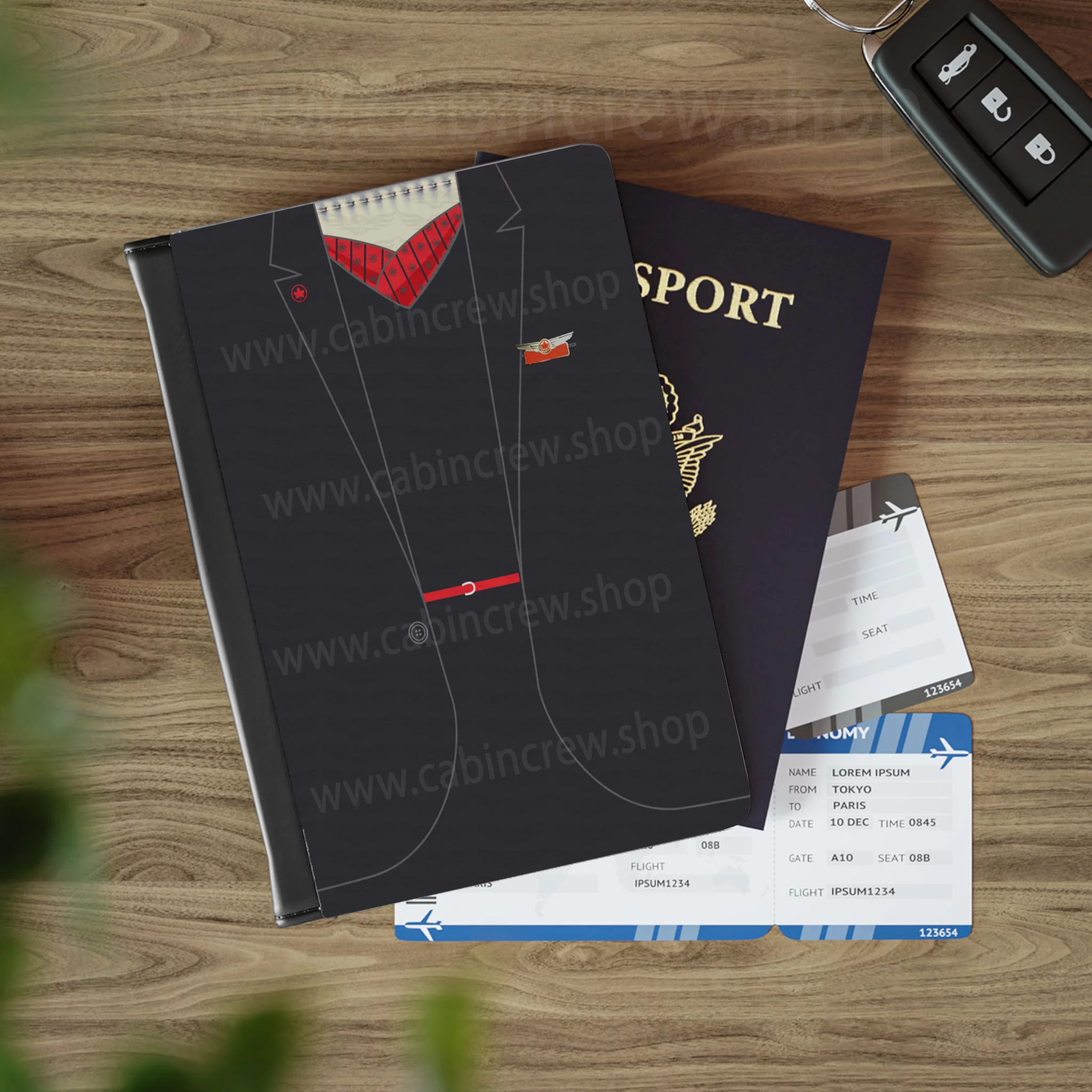 AC Flight Attendant Passport Cover - Image 2
