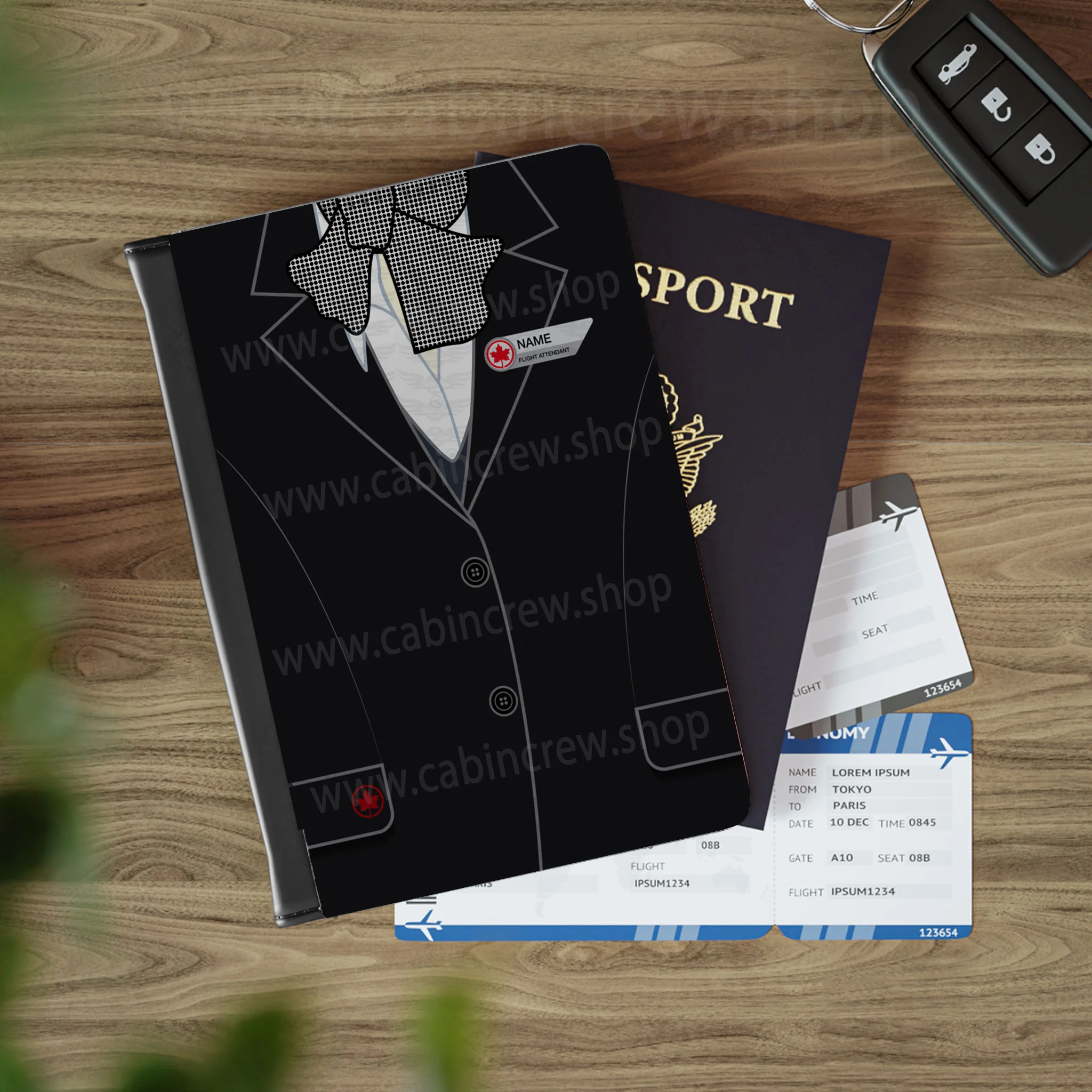 AC Flight Attendant Passport Cover - Image 6
