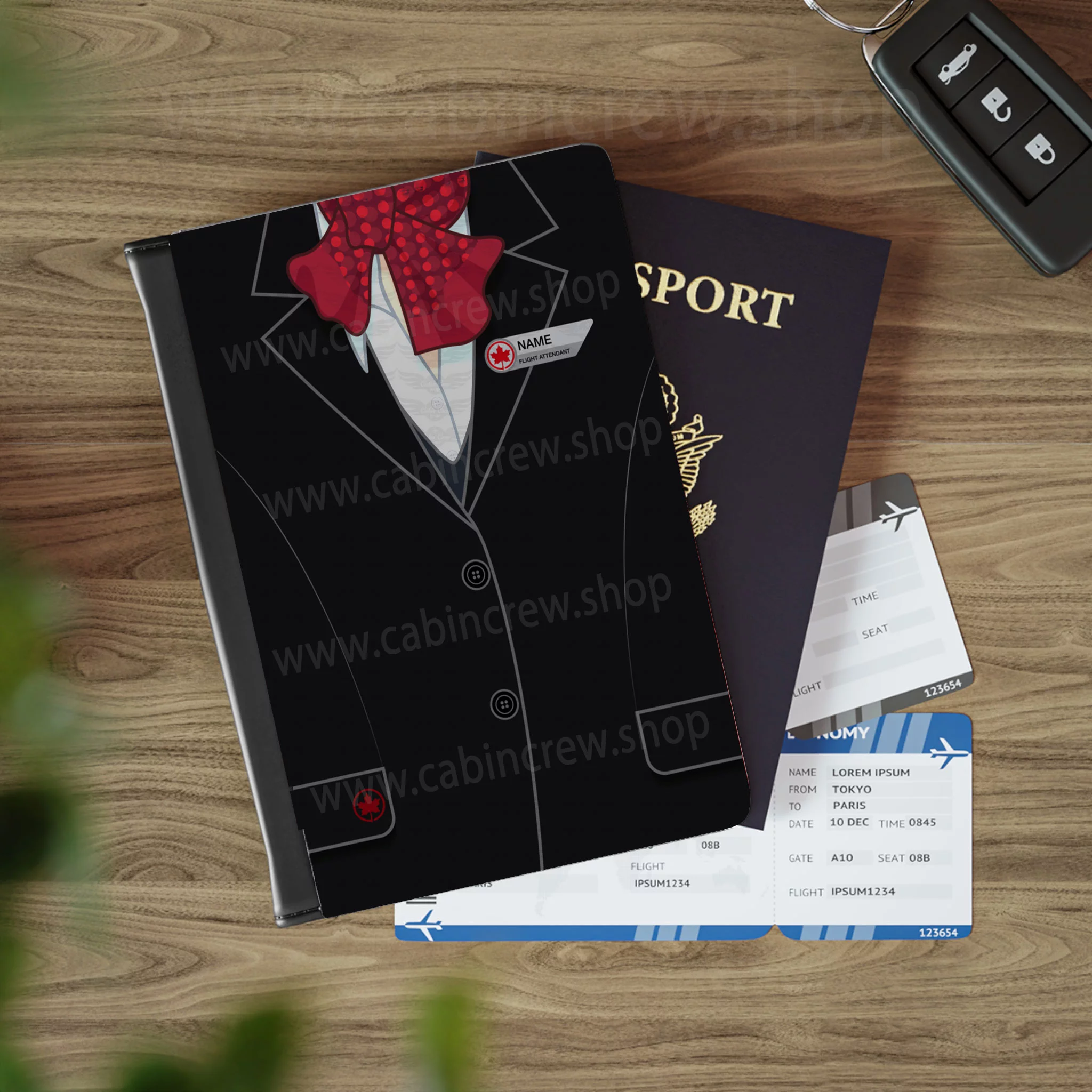 AC Flight Attendant Passport Cover - Image 5