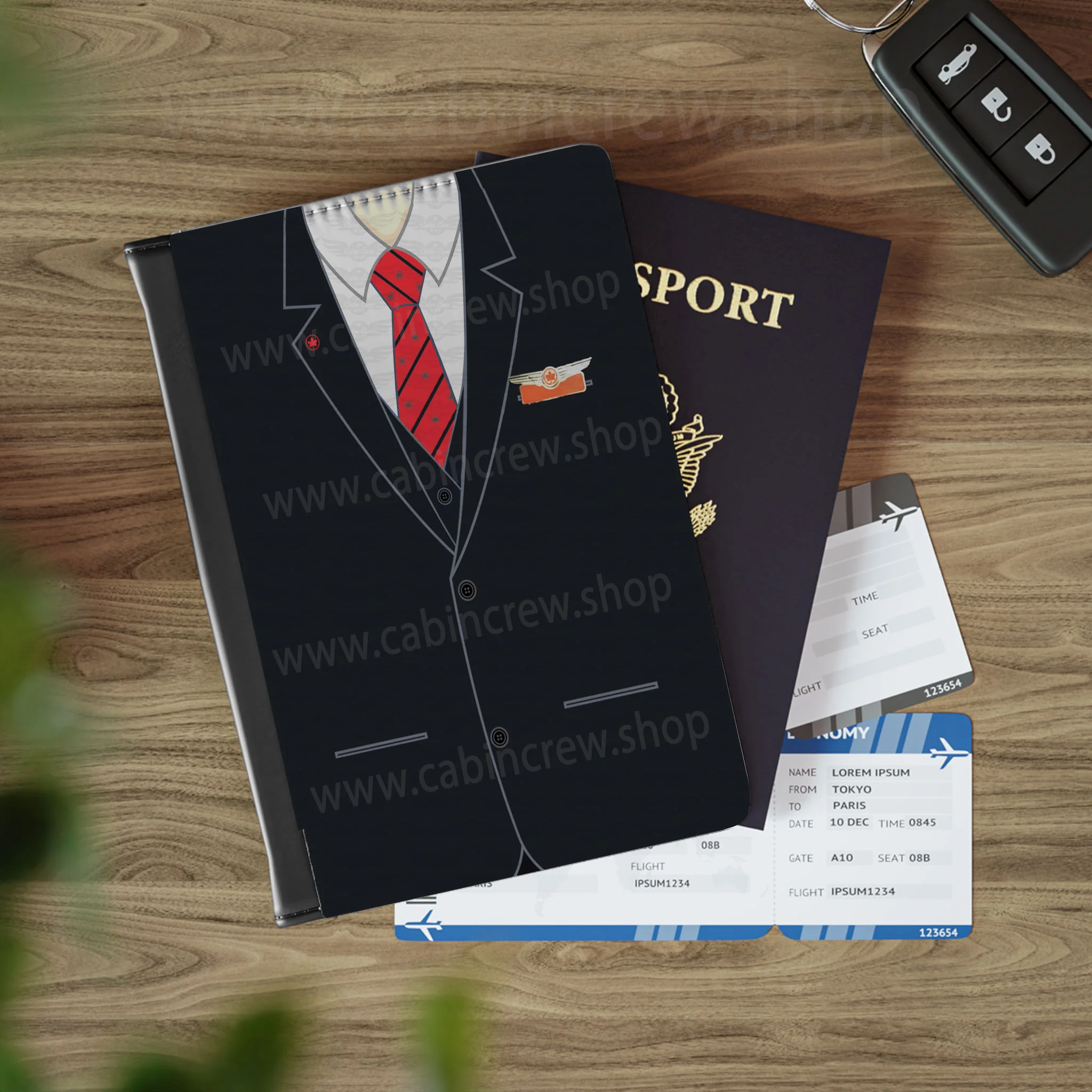 AC Flight Attendant Passport Cover - Image 4