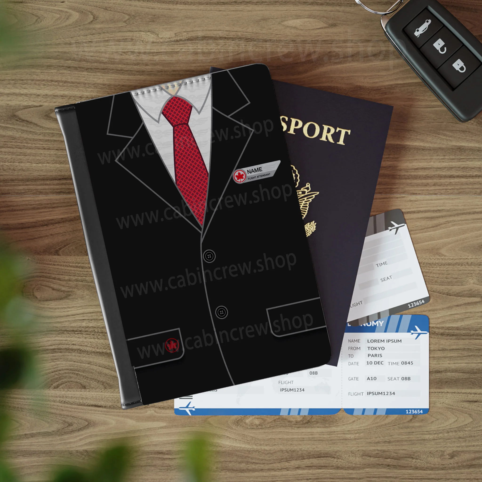 AC Flight Attendant Passport Cover - Image 3