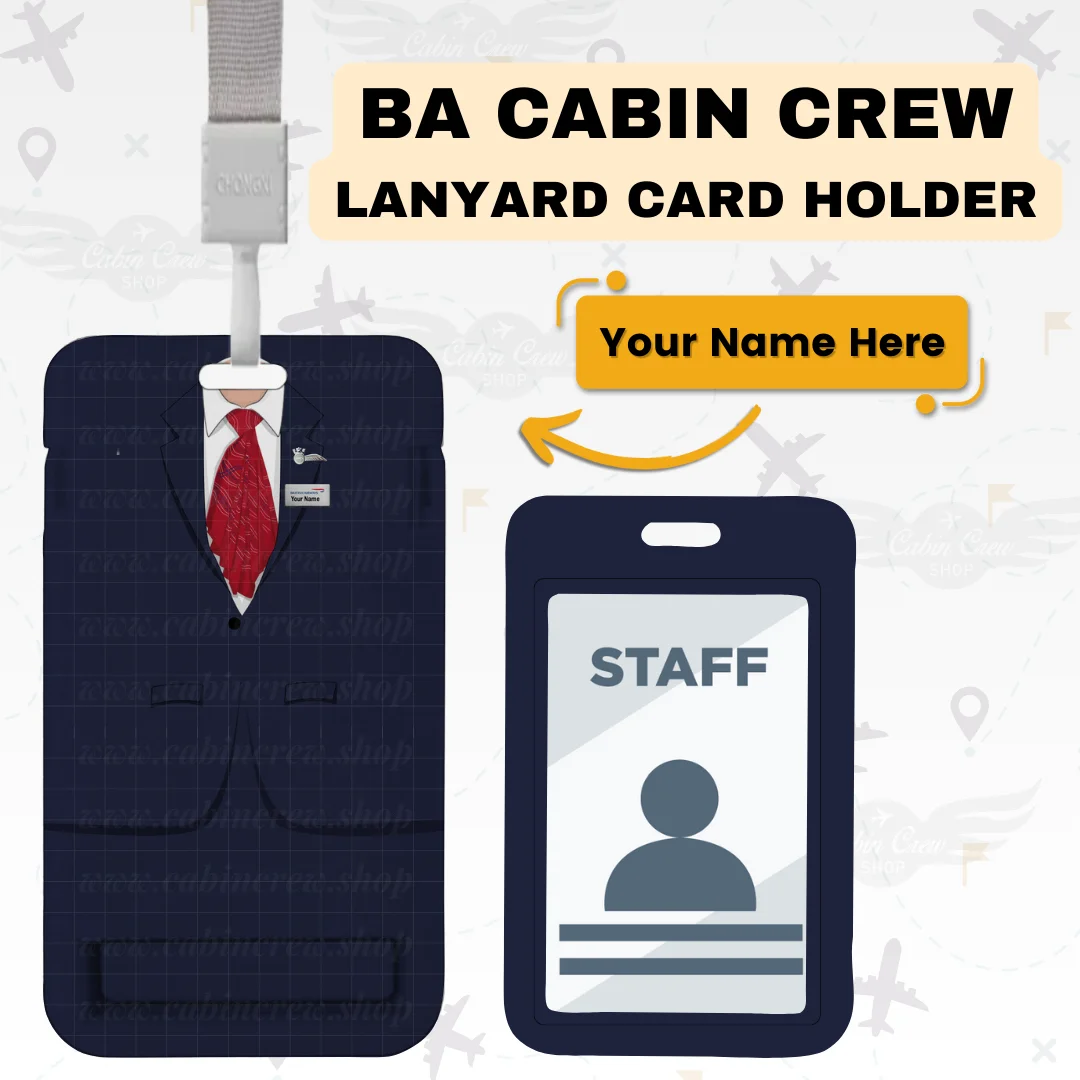 BA Cabin Crew Lanyard & ID Holder - Image 3