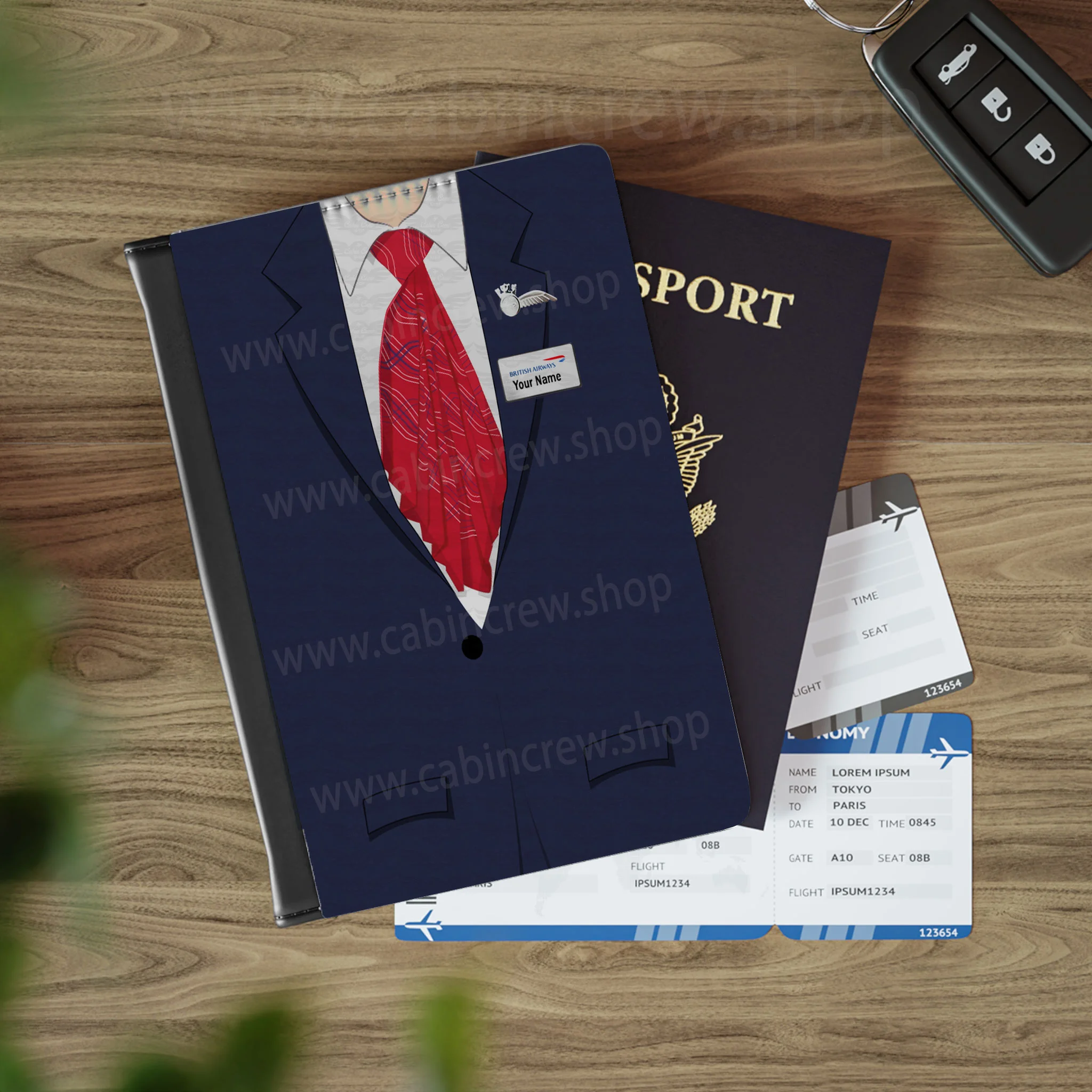 BA Flight Attendant Passport Cover - Image 2