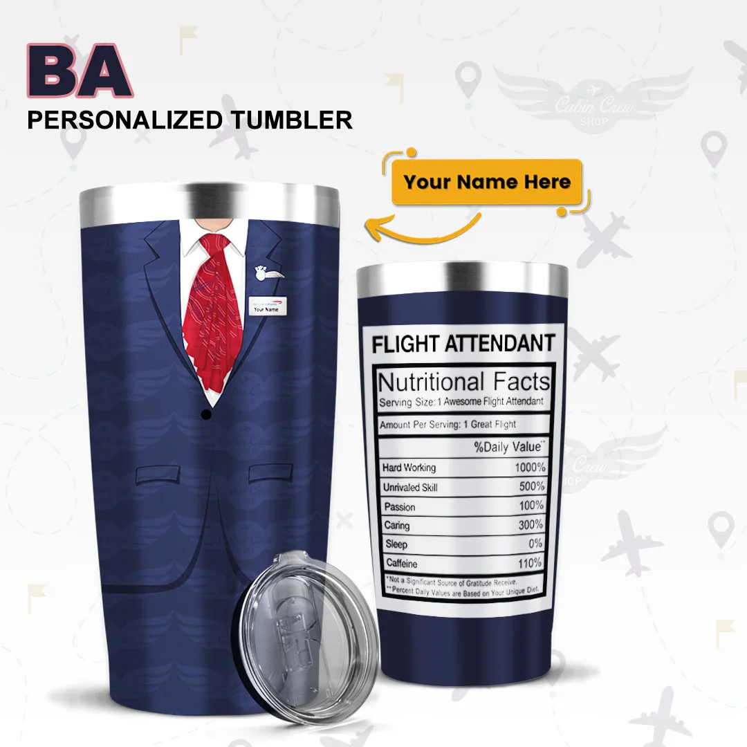 BA Cabin Crew Uniform Tumbler - Image 3