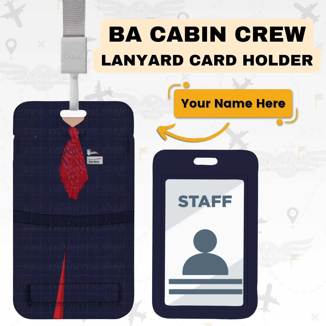 BA Cabin Crew Lanyard & ID Holder - Image 2