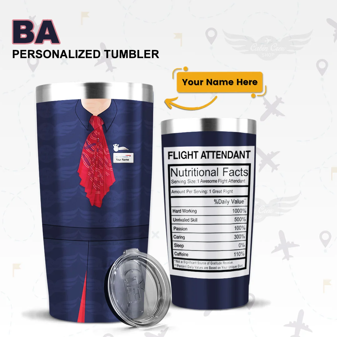 BA Cabin Crew Uniform Tumbler