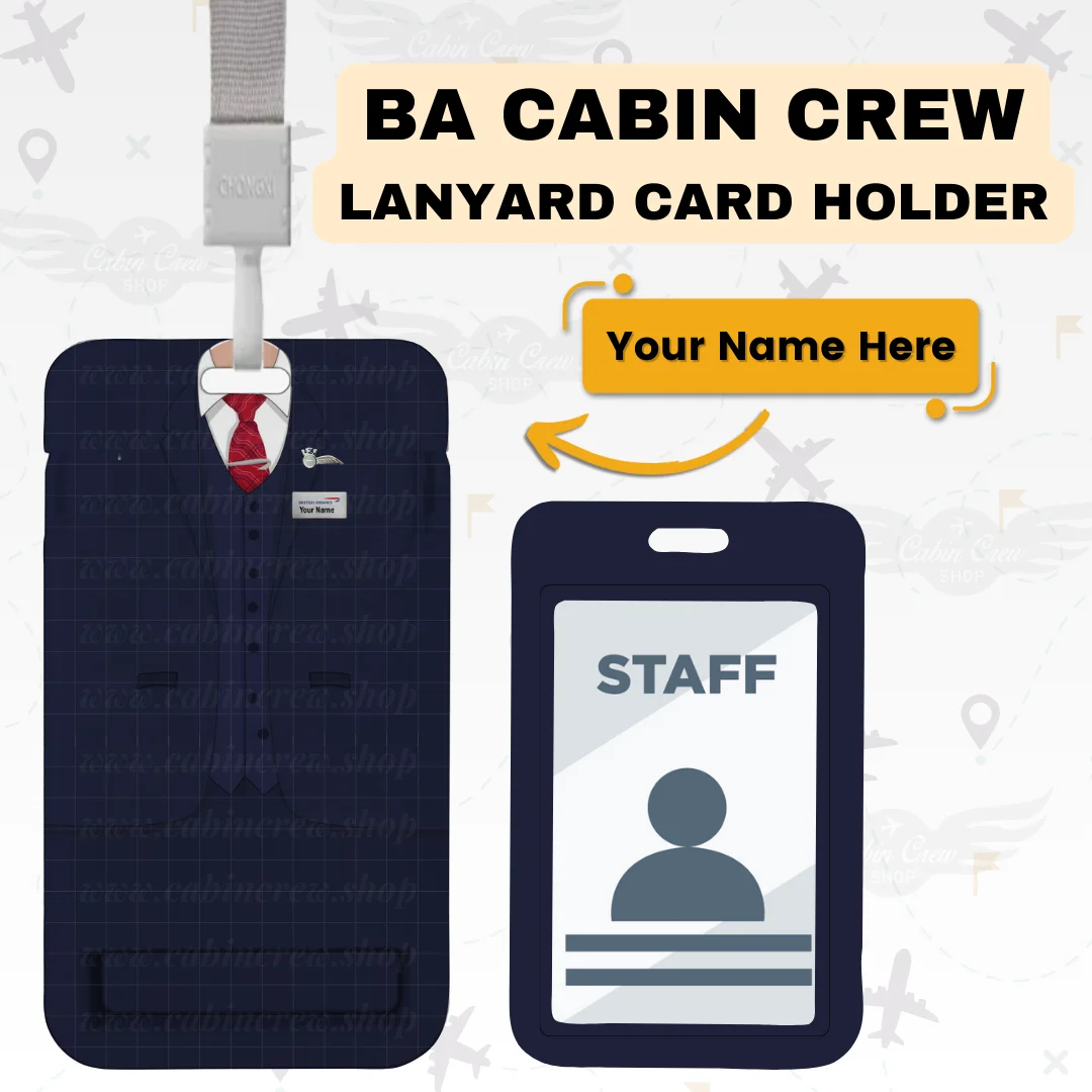 BA Cabin Crew Lanyard & ID Holder