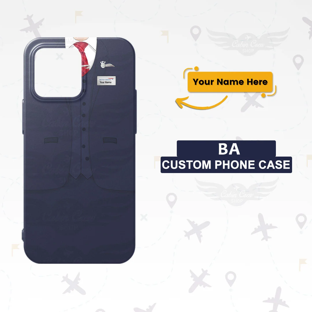 BA Cabin Crew Uniform Phone Case - Image 3