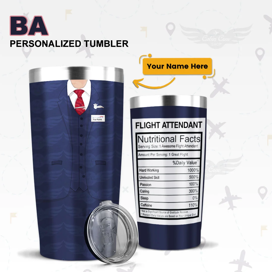 BA Cabin Crew Uniform Tumbler - Image 2