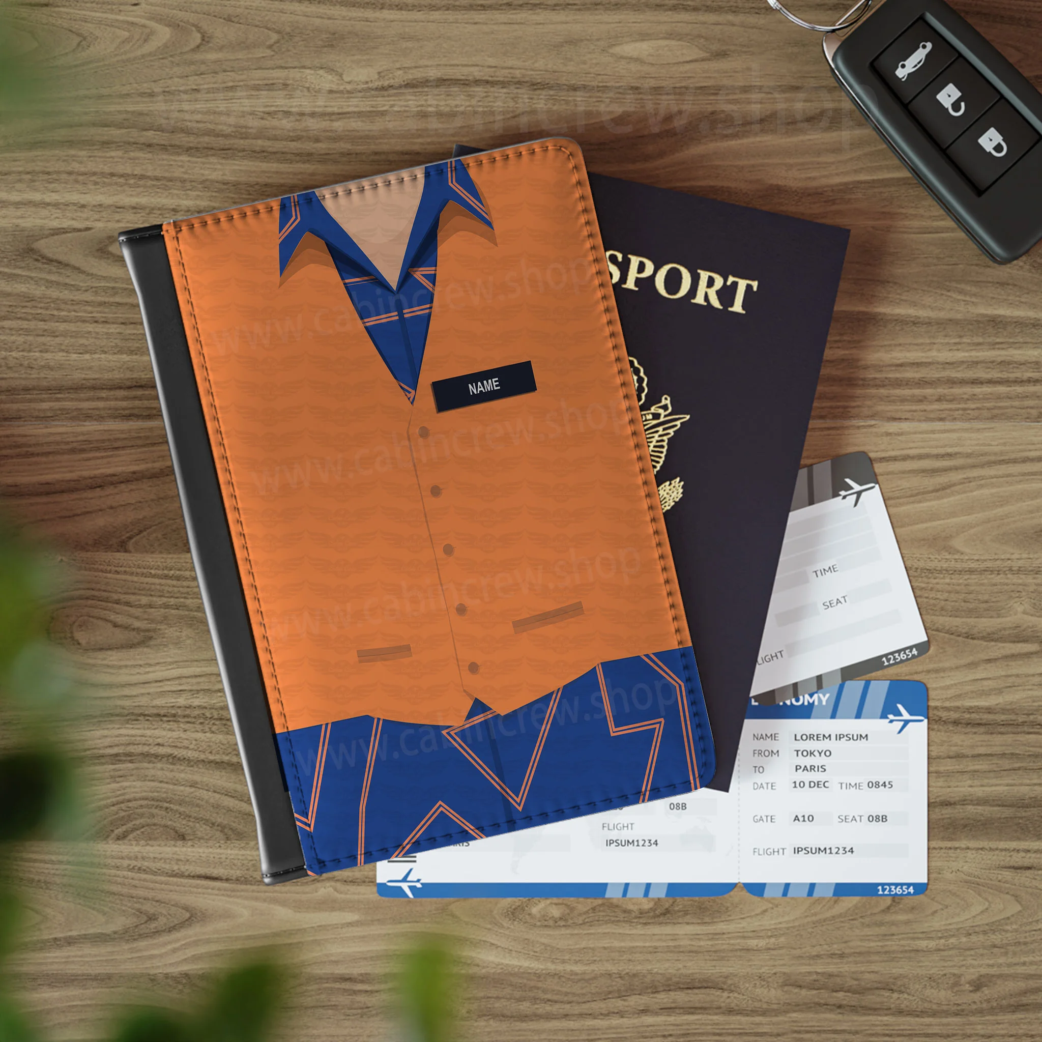 JQ Flight Attendant Passport Cover - Image 2