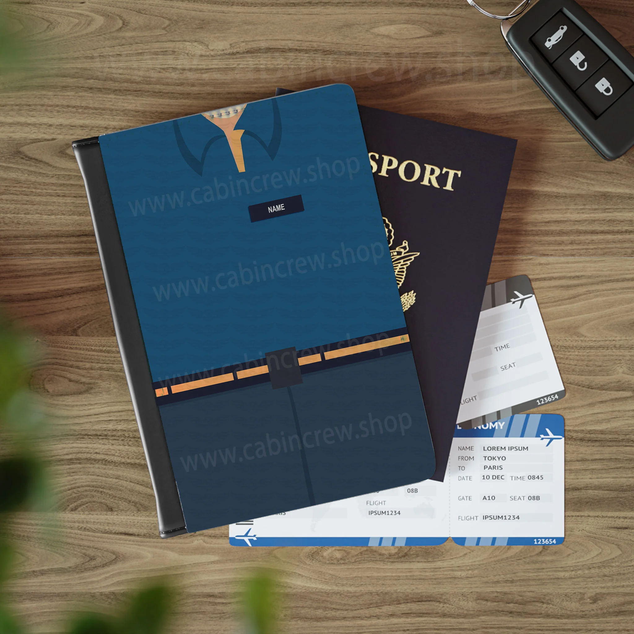 JQ Flight Attendant Passport Cover
