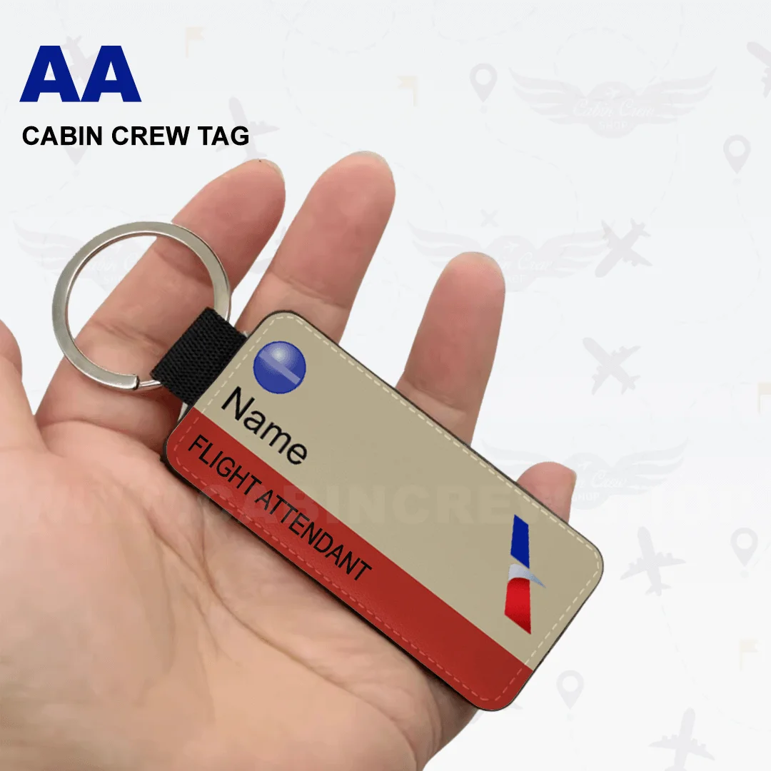 American Airlines Cabin Crew Name Tag Flight Attendant Gift