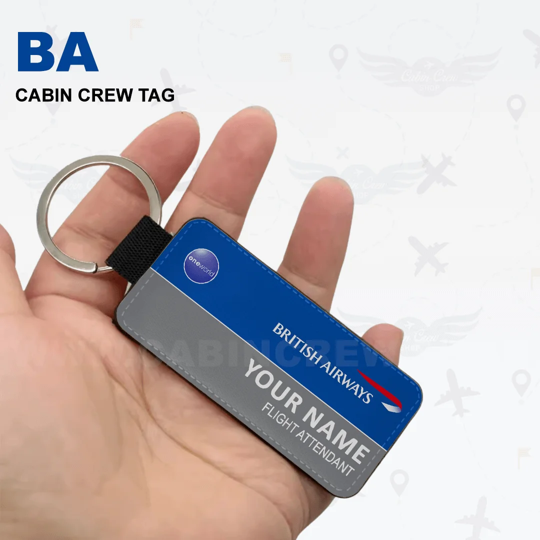British Airways Cabin Crew Name Tag | Flight Attendant Gift