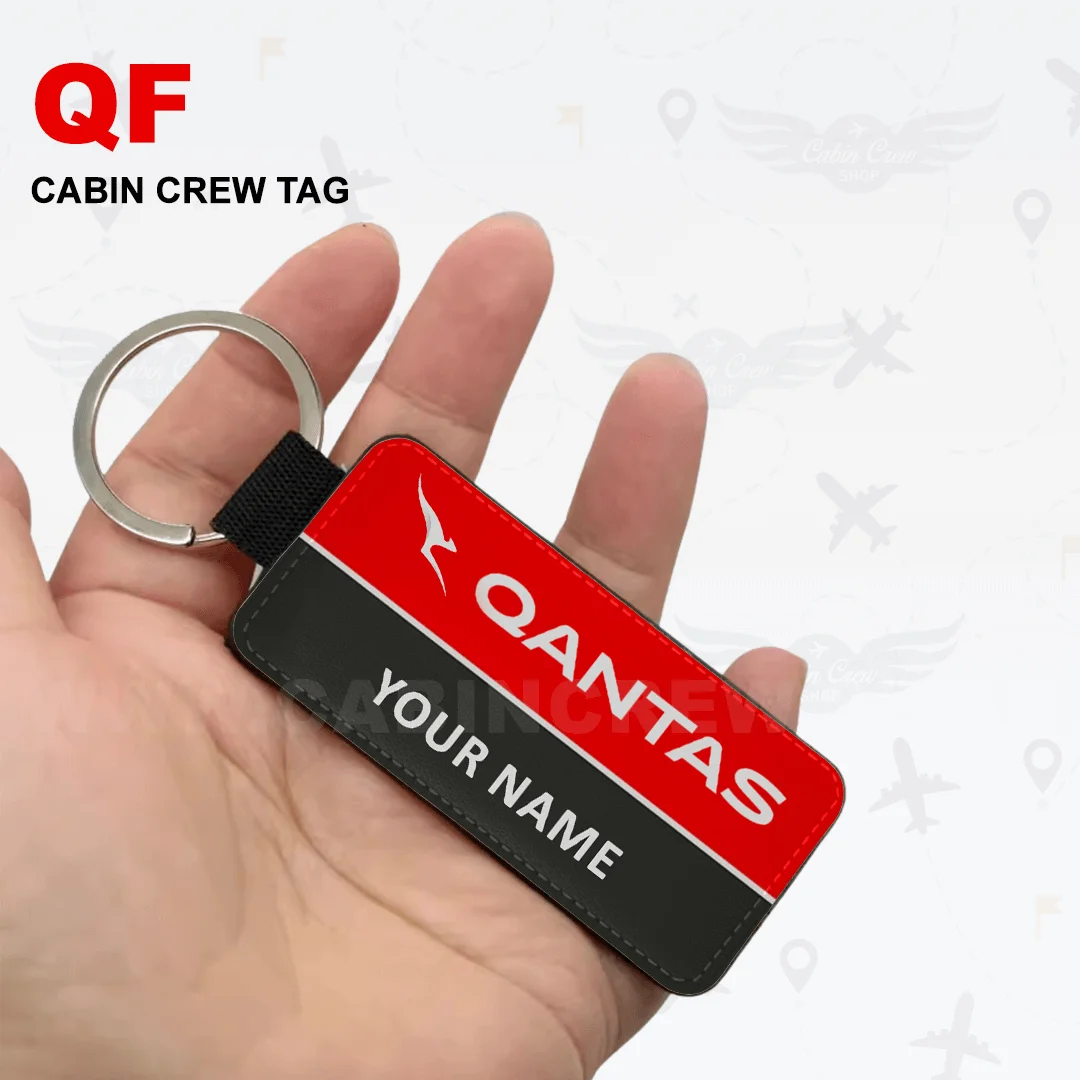 QF Crew Name Tag