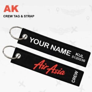 Air Asian Cabin Crew Tag & Strap