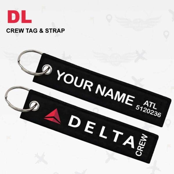 Delta Airlines-cabin-crew-tag-straps