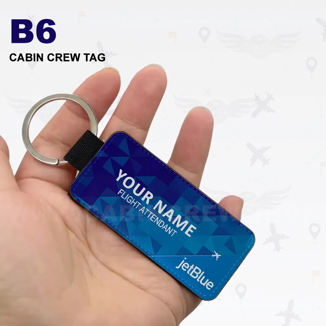 B6 Crew Name Tag
