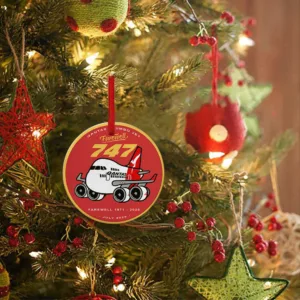Qantas B747 Christmas Ornament