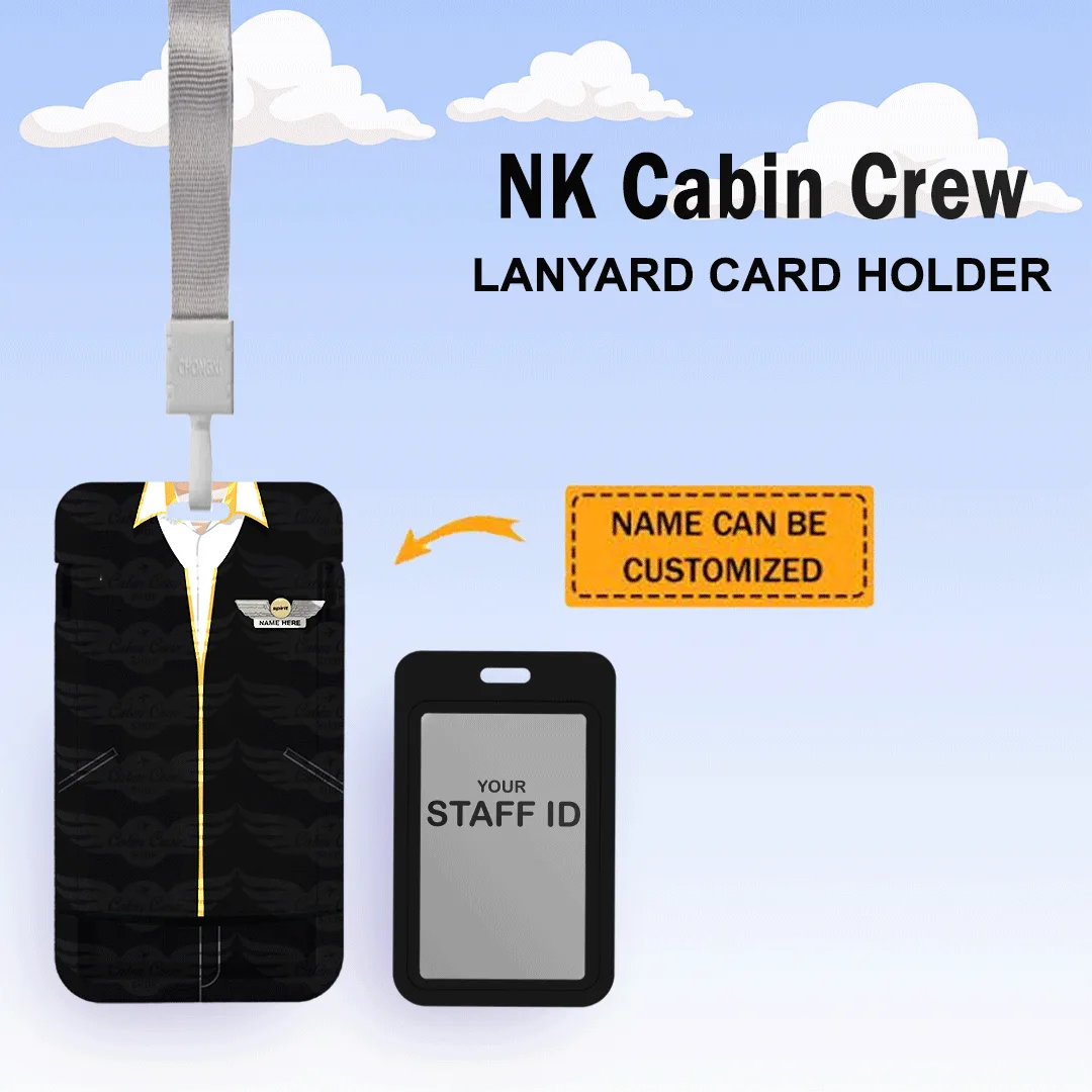 NK Cabin Crew Lanyard & ID Holder