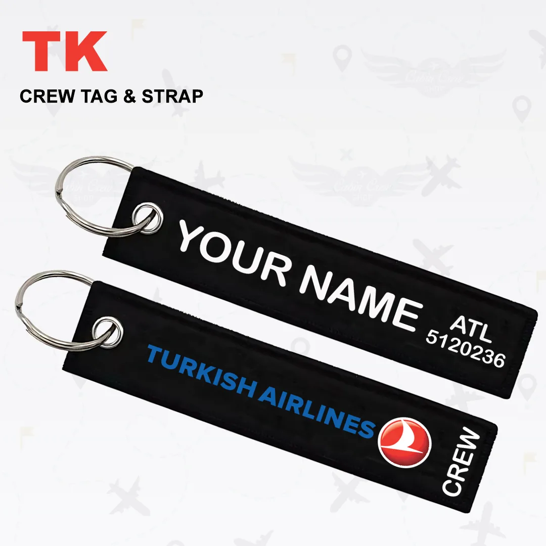 Turkish Airlines Cabin Crew Tag & Strap