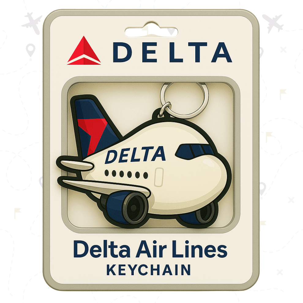 Delta Air Lines Airplane Keychain – The Ultimate Aviation Collectible Gift!