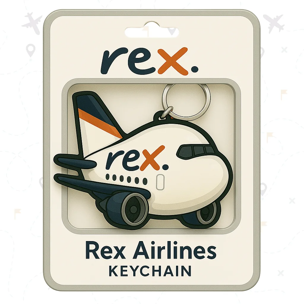 Rex Airlines Flight Attendant Luggage Handle Wrap