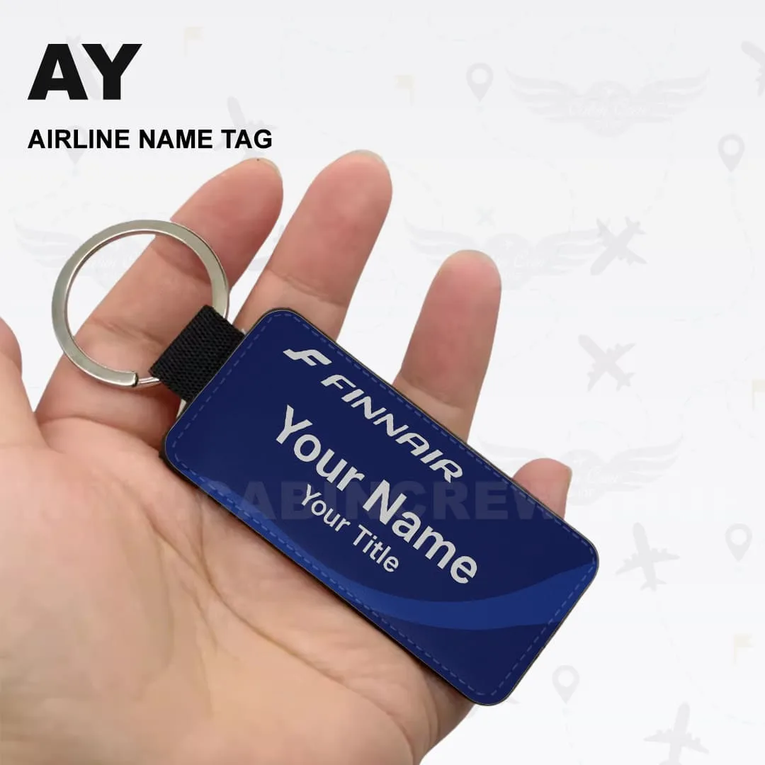 Finnair Airline Crew Name Tag