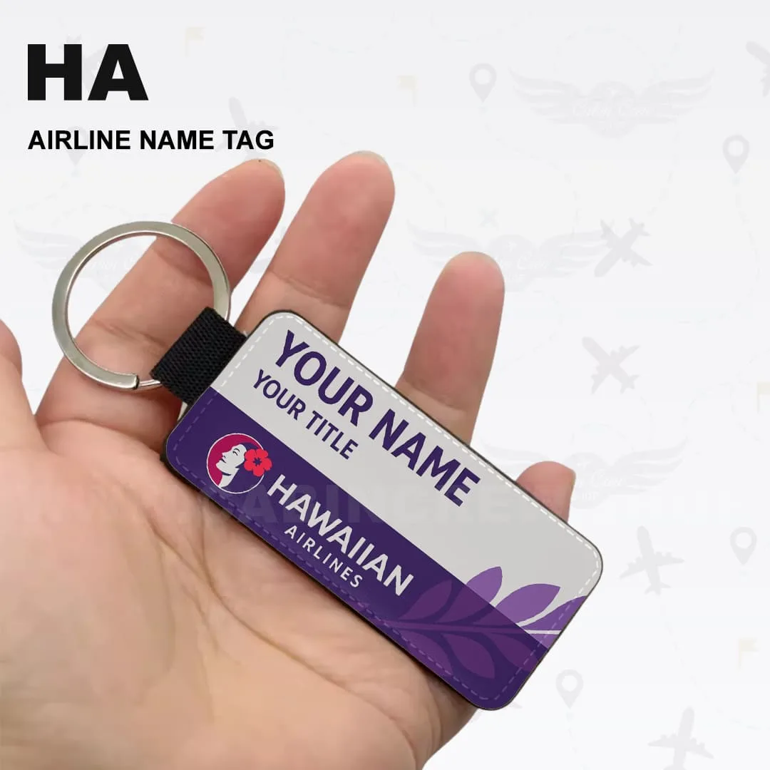 Hawaiian Airlines Crew Name Tag