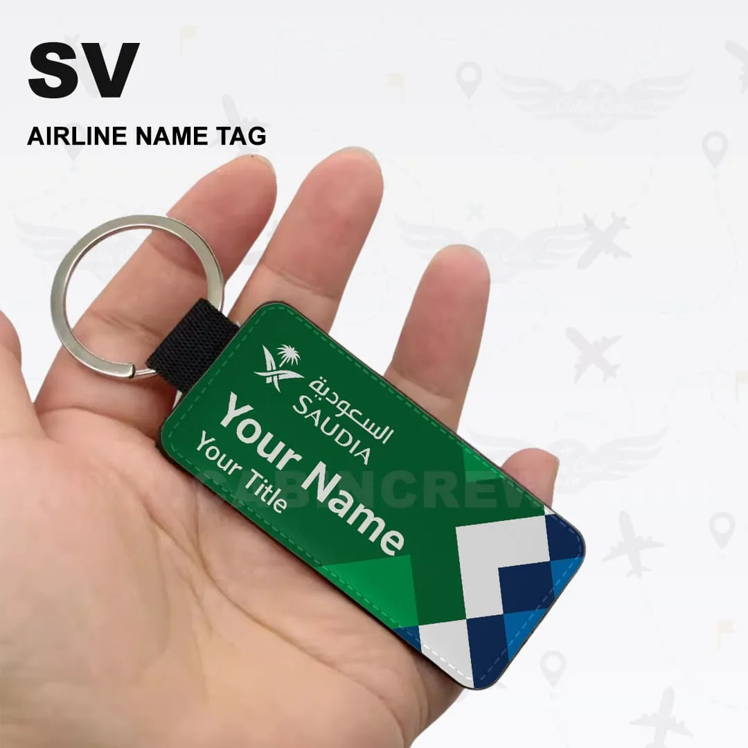 Saudia Airline Crew Name Tag