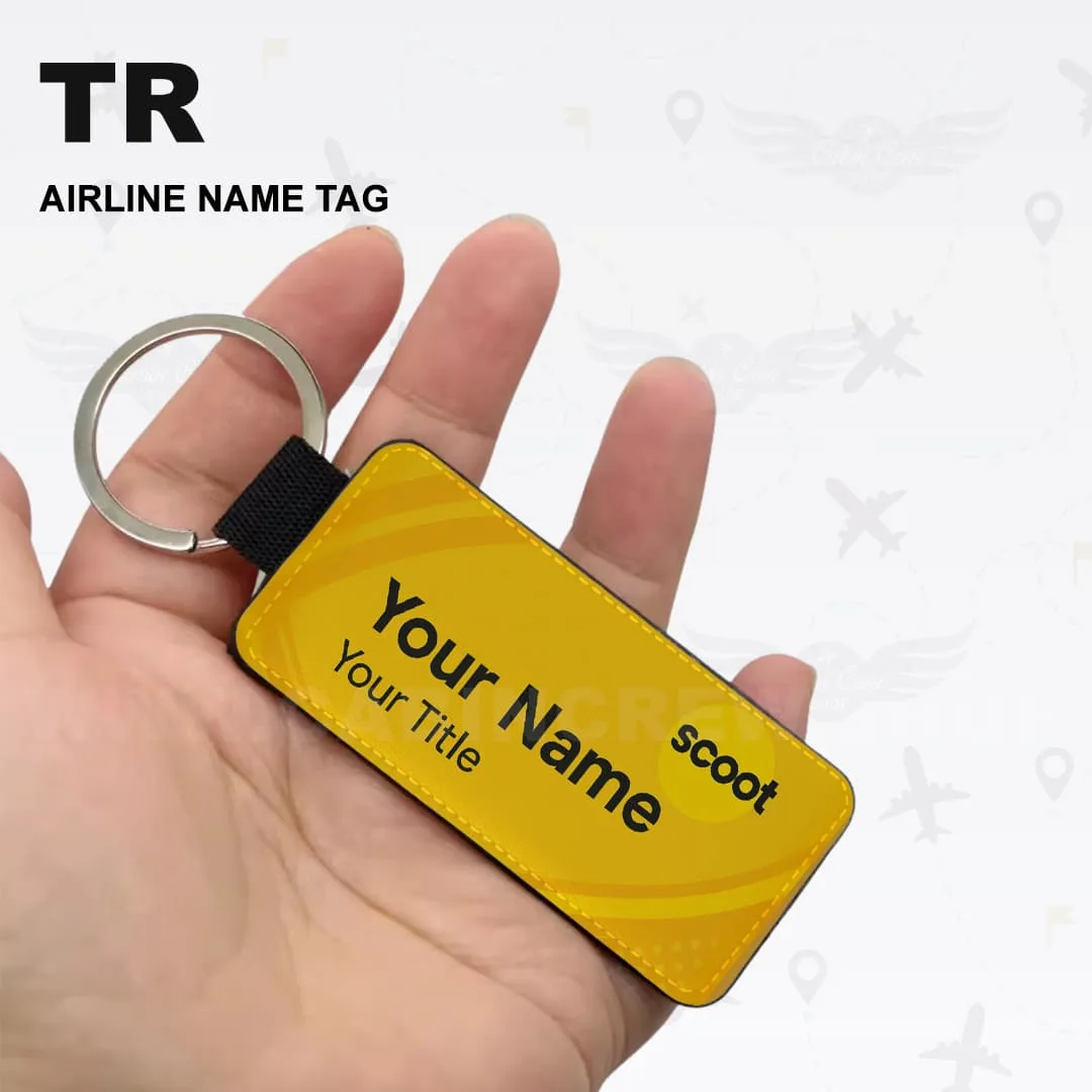 Scoot Airline Crew Name Tag