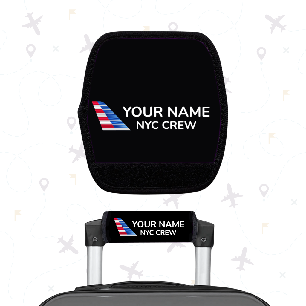 American Airlines Flight Attendant Luggage Handle Wrap