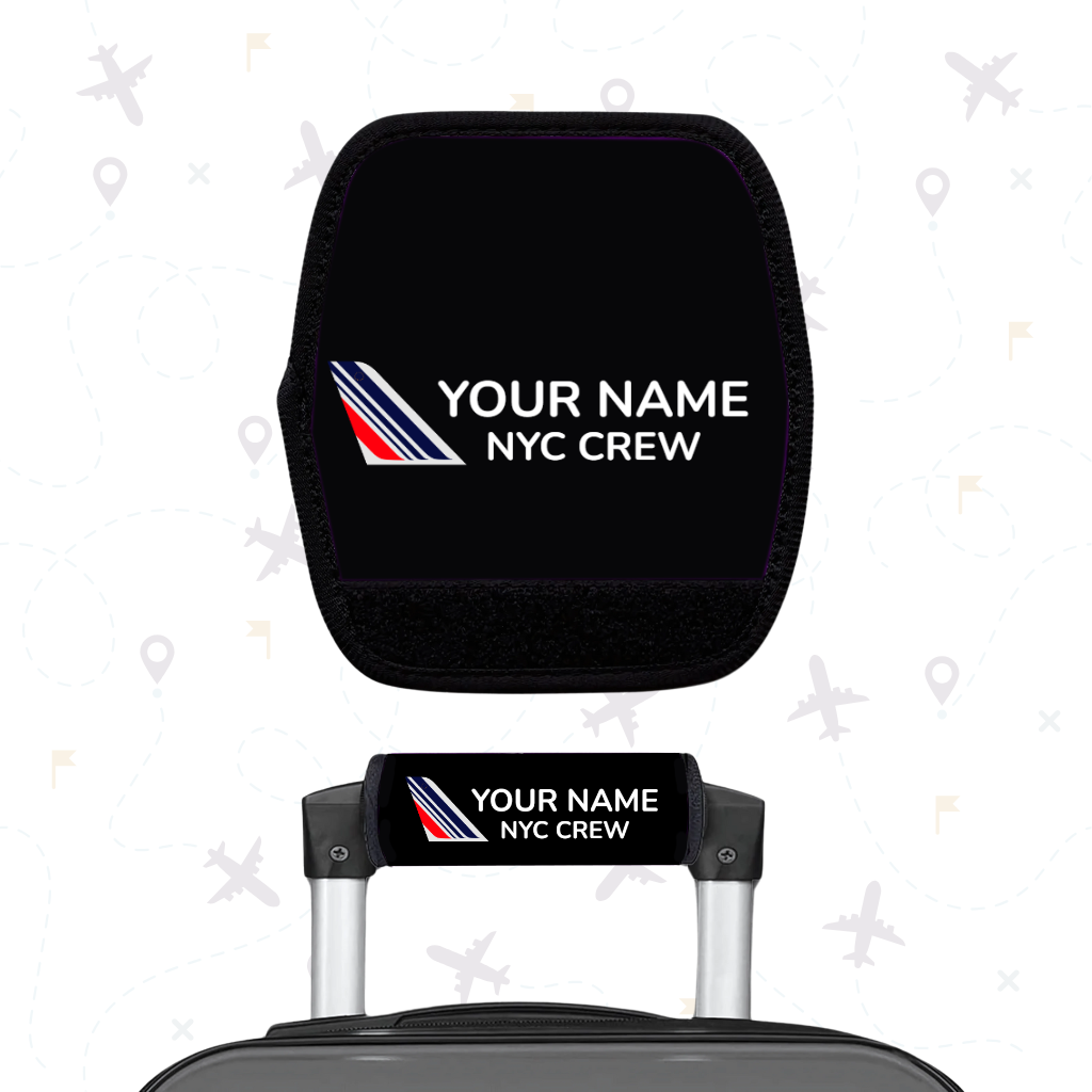 Air France Flight Attendant Luggage Handle Wrap