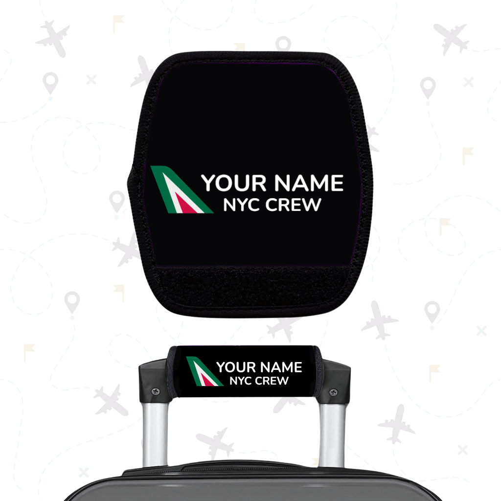 Alitalia Flight Attendant Luggage Handle Wrap