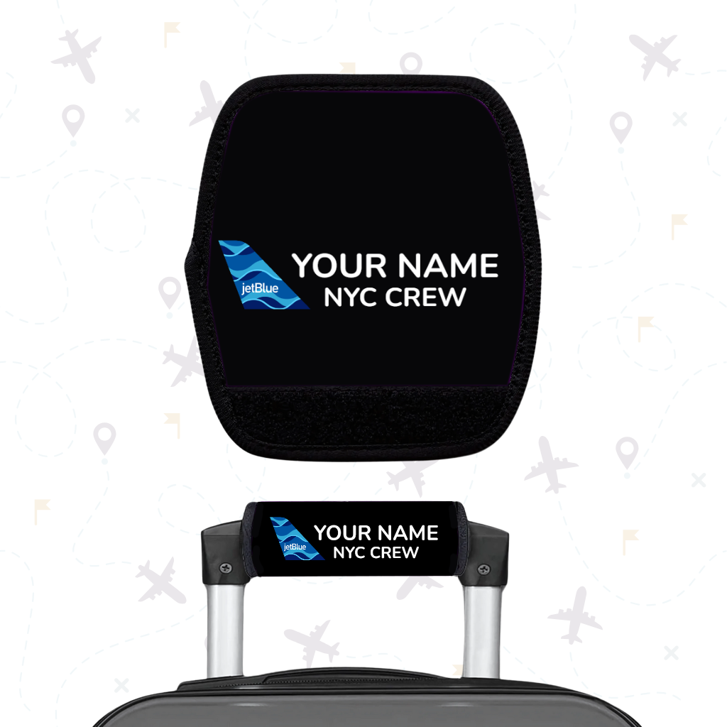 JetBlue Airways Flight Attendant Luggage Handle Wrap