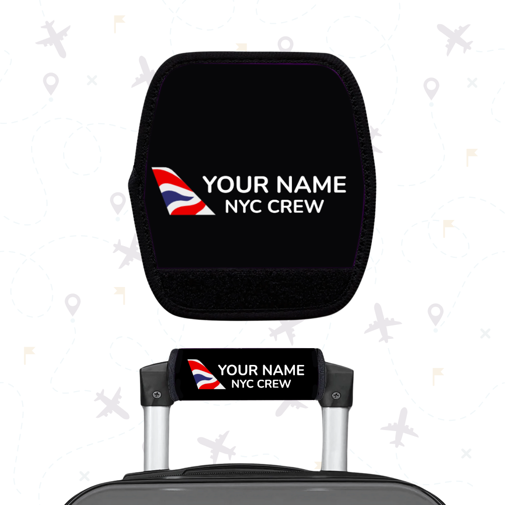 British Airways Flight Attendant Luggage Handle Wrap