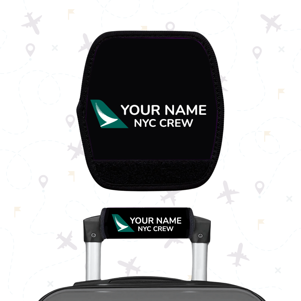 Cathay Pacific Flight Attendant Luggage Handle Wrap