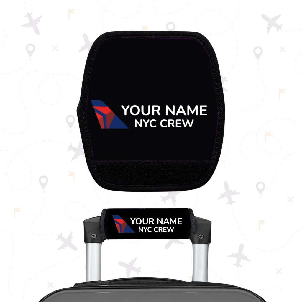 Delta Air Lines Flight Attendant Luggage Handle Wrap