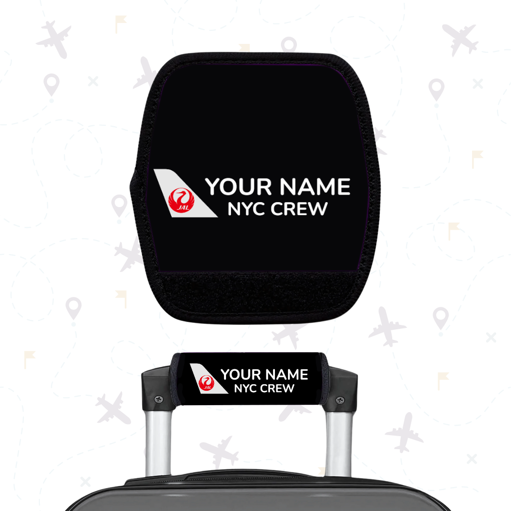 Japan Airlines Flight Attendant Luggage Handle Wrap