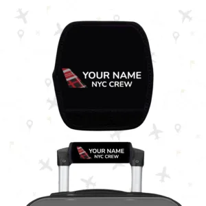 LoganAir Flight Attendant Luggage Handle Wrap