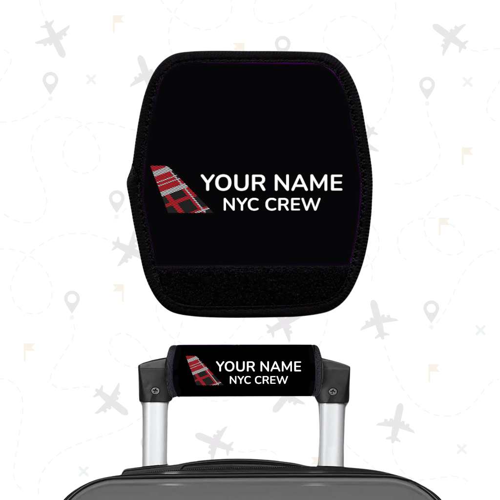 LoganAir Flight Attendant Luggage Handle Wrap