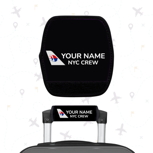 Malaysia Airlines Flight Attendant Luggage Handle Wrap