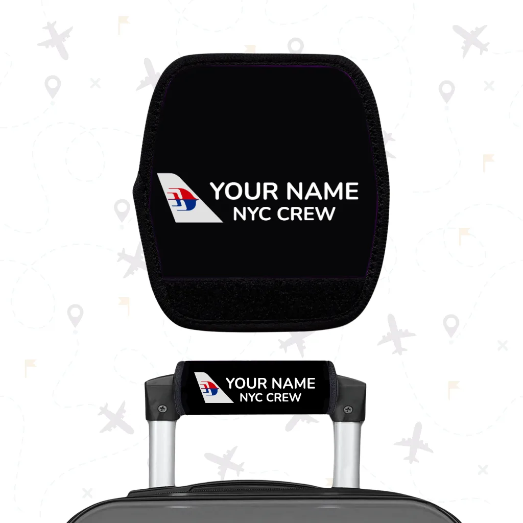 Malaysia Airlines Flight Attendant Luggage Handle Wrap