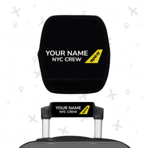 Spirit Airlines Flight Attendant Luggage Handle Wrap